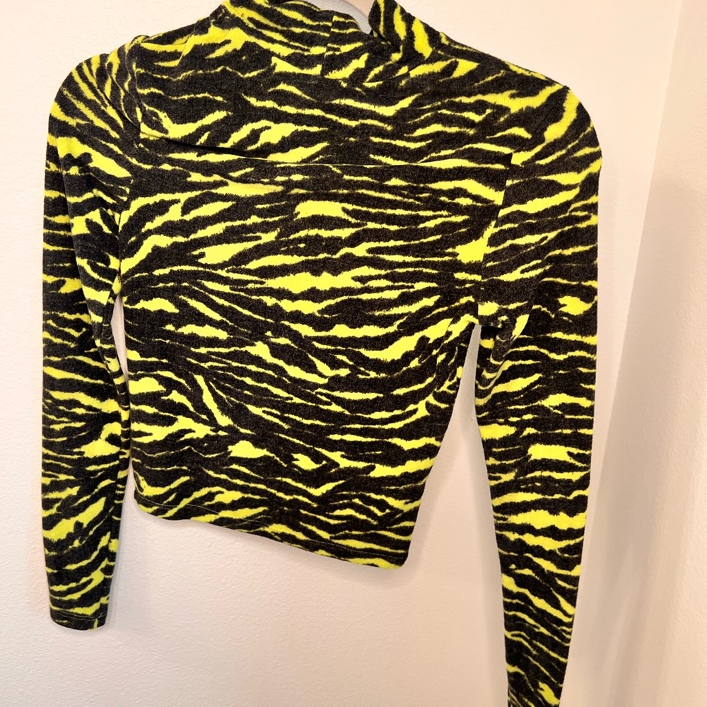 Neon zebra moment